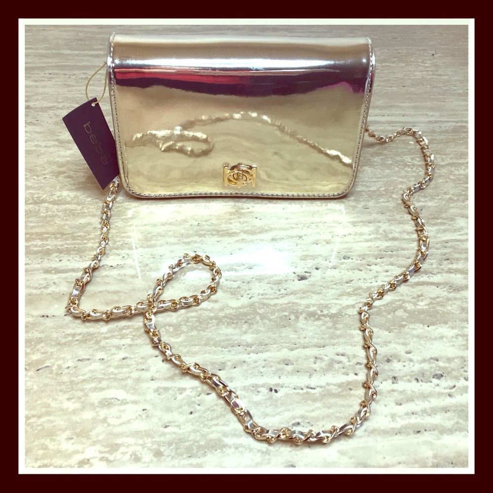 Bebe Gold Kylie Crossbody - Picture 1 of 5